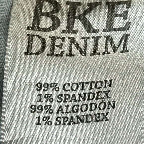 BKE Jake Straight Leg Jeans Men 32x33 Blue Low Rise Stretch Thick Stitch 18028 - Picture 12 of 14